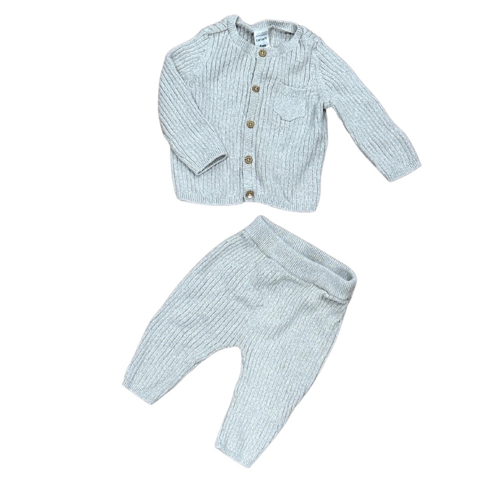 Carter's Soft Knit Baby Sweater - Cream